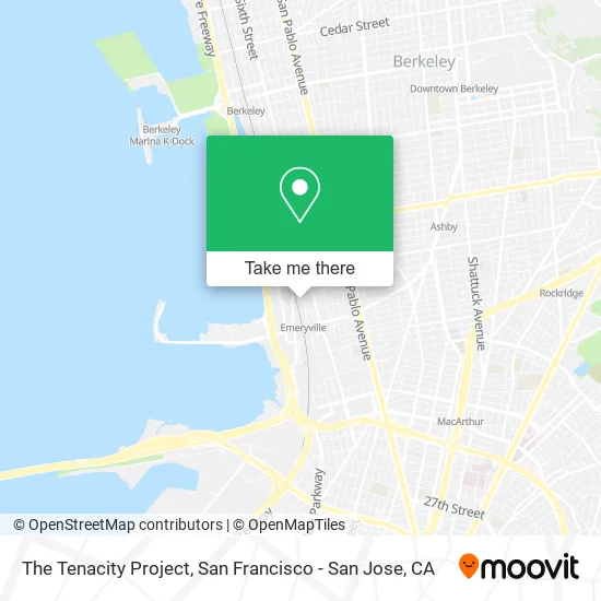 The Tenacity Project map