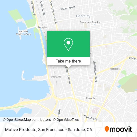 Motive Products map