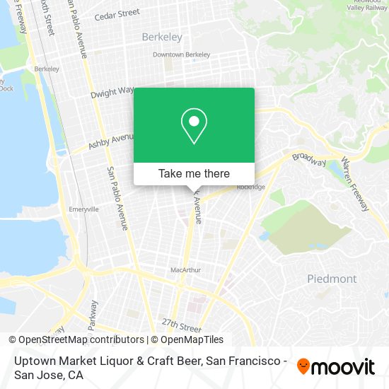 Mapa de Uptown Market Liquor & Craft Beer