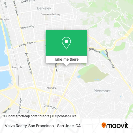 Valva Realty map