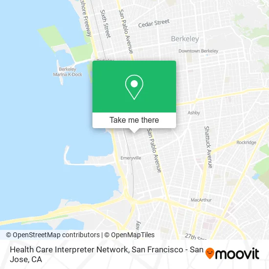 Mapa de Health Care Interpreter Network