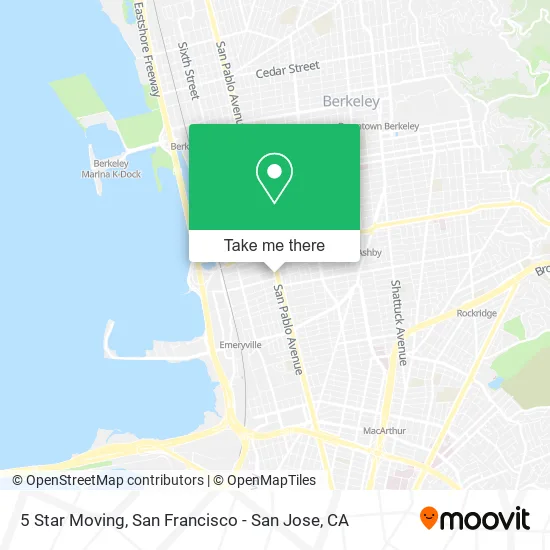 5 Star Moving map