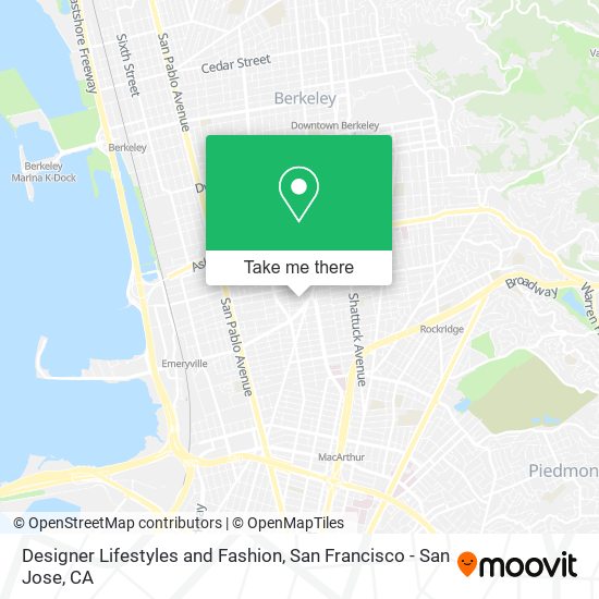 Mapa de Designer Lifestyles and Fashion