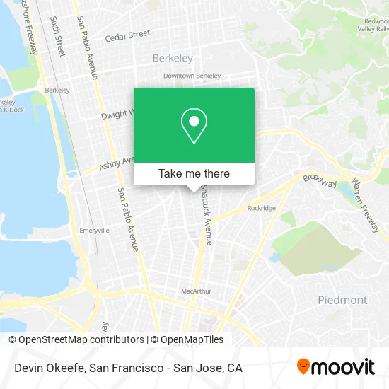 Mapa de Devin Okeefe