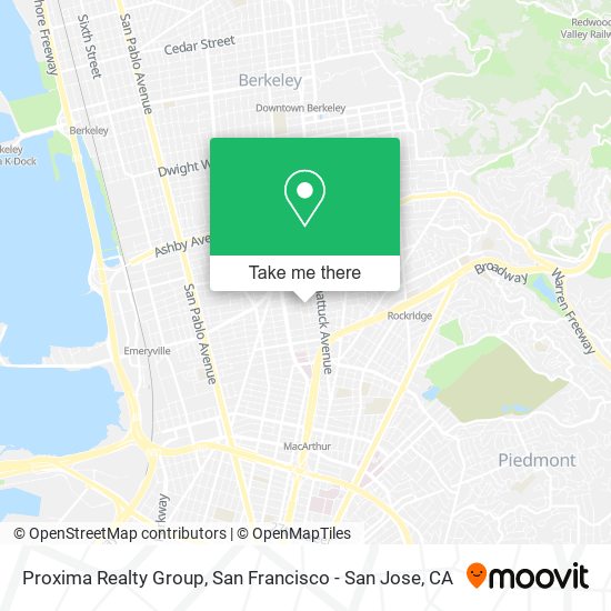 Mapa de Proxima Realty Group