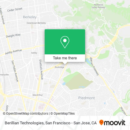 Berillian Technologies map