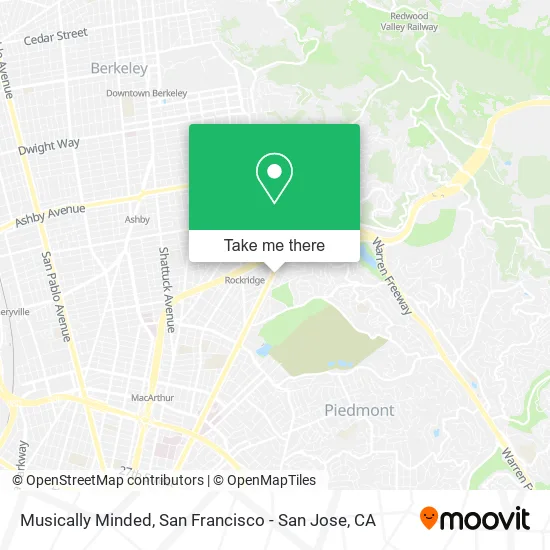 Mapa de Musically Minded