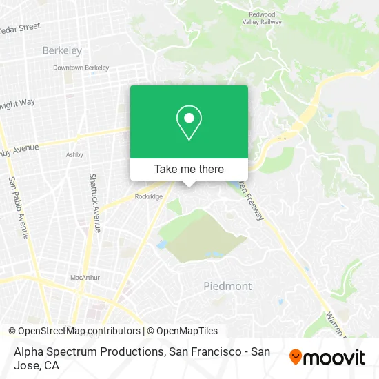 Mapa de Alpha Spectrum Productions