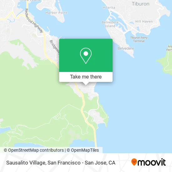 Mapa de Sausalito Village