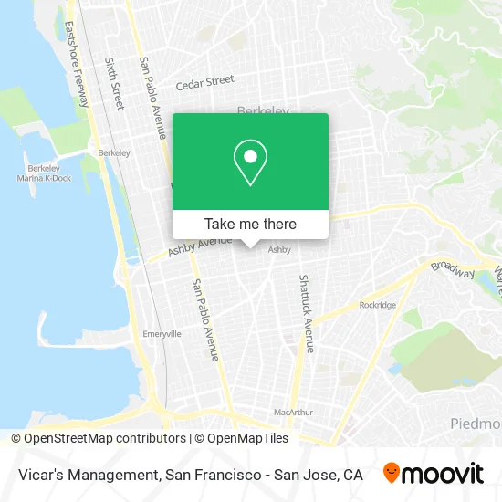 Mapa de Vicar's Management