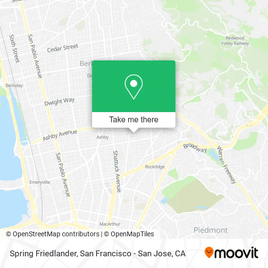 Spring Friedlander map