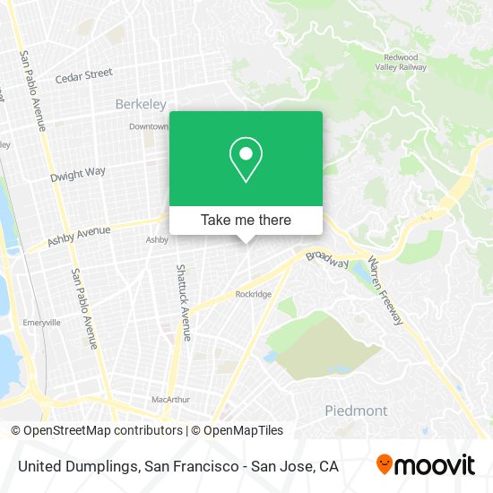 Mapa de United Dumplings