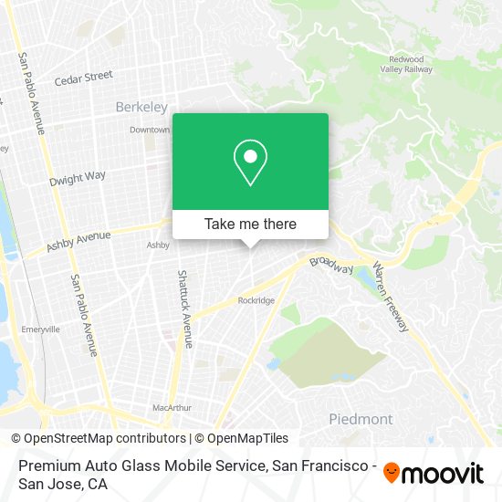 Premium Auto Glass Mobile Service map