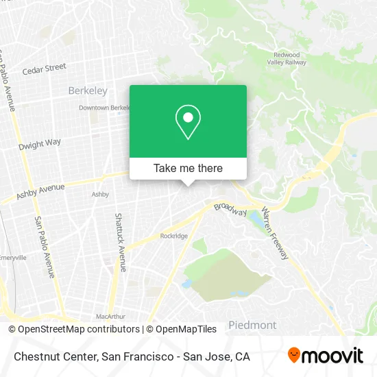 Mapa de Chestnut Center