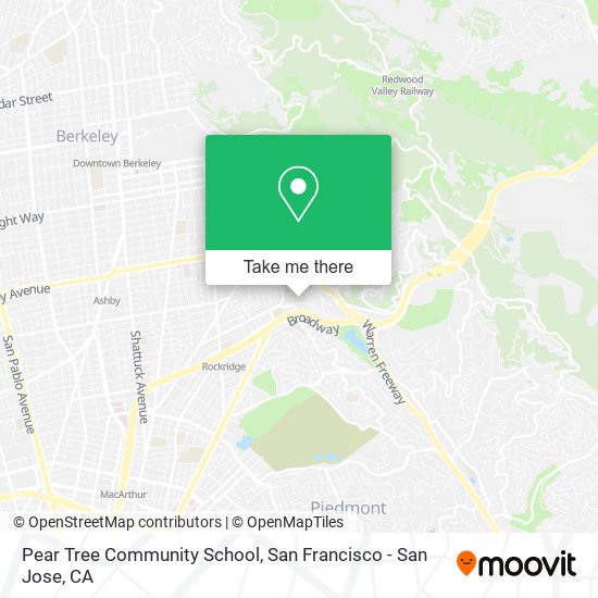 Pear Tree Community School map
