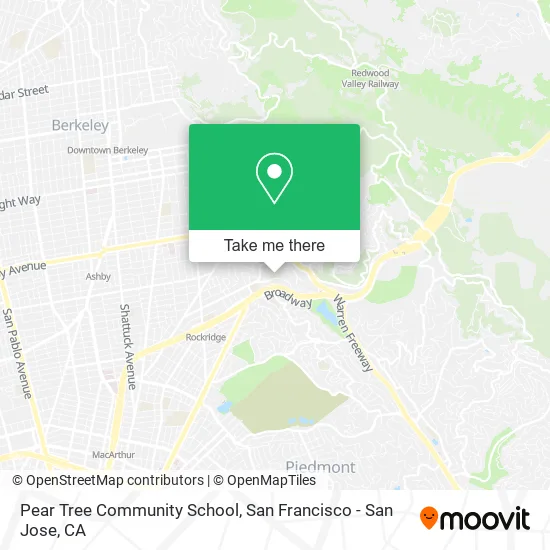 Mapa de Pear Tree Community School