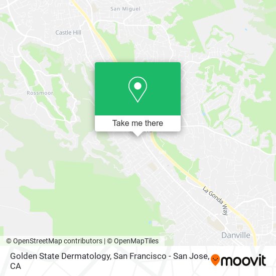 Mapa de Golden State Dermatology