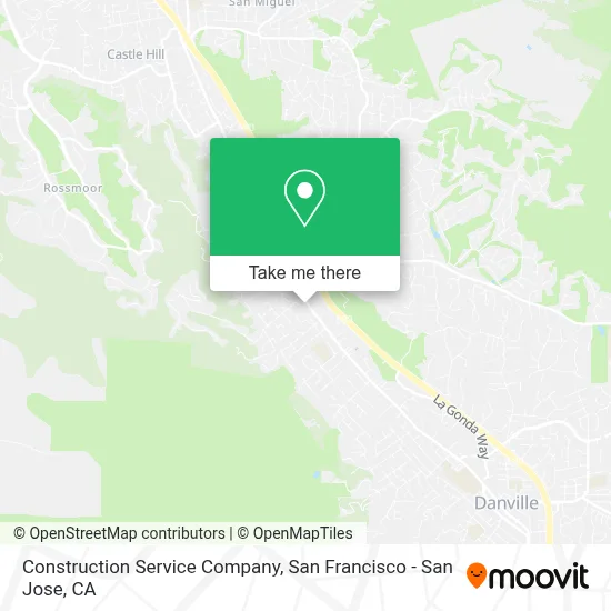 Construction Service Company map