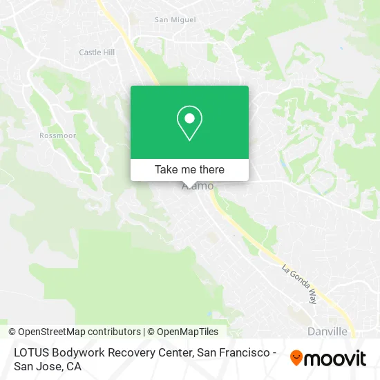 LOTUS Bodywork Recovery Center map