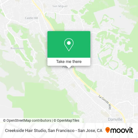 Mapa de Creekside Hair Studio