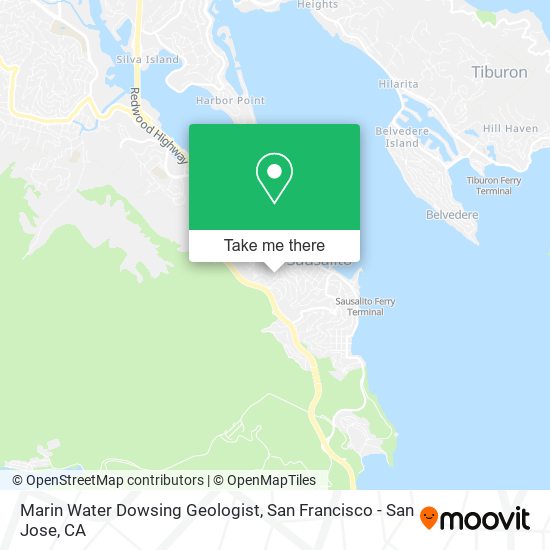 Marin Water Dowsing Geologist map