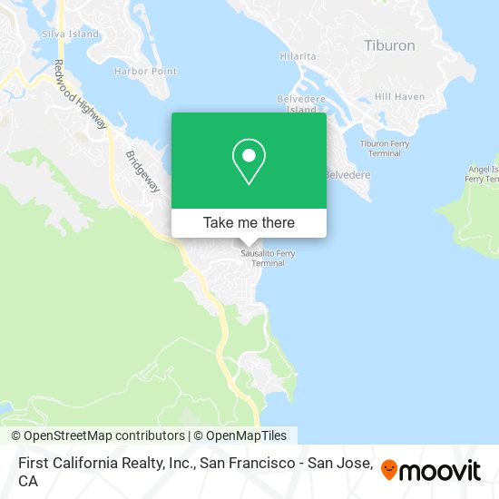 First California Realty, Inc. map