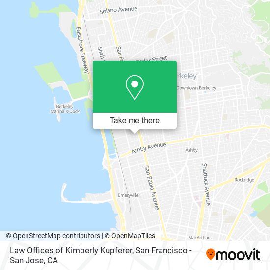 Law Offices of Kimberly Kupferer map