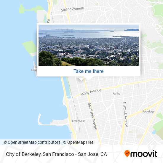 Mapa de City of Berkeley