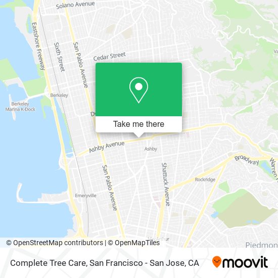 Complete Tree Care map