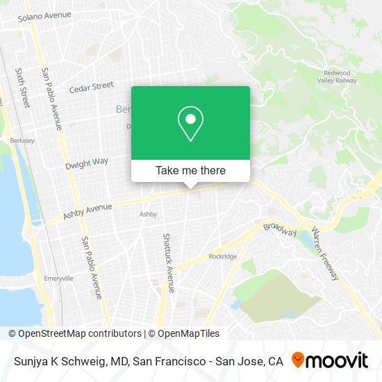 Mapa de Sunjya K Schweig, MD