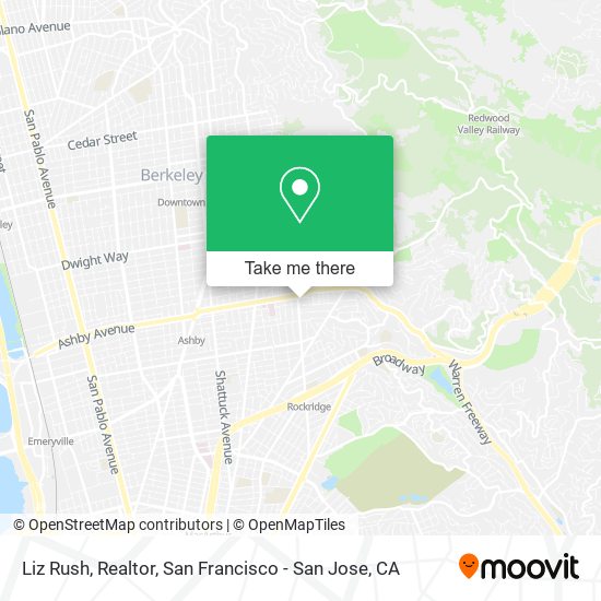 Liz Rush, Realtor map