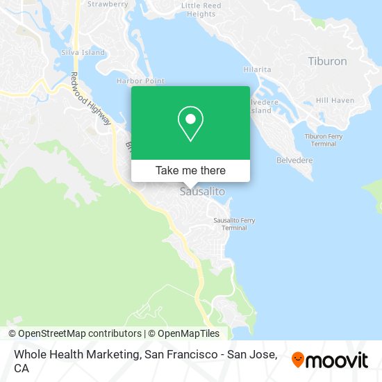 ¿Cómo llegar a Whole Health Marketing en Sausalito en Autobús?