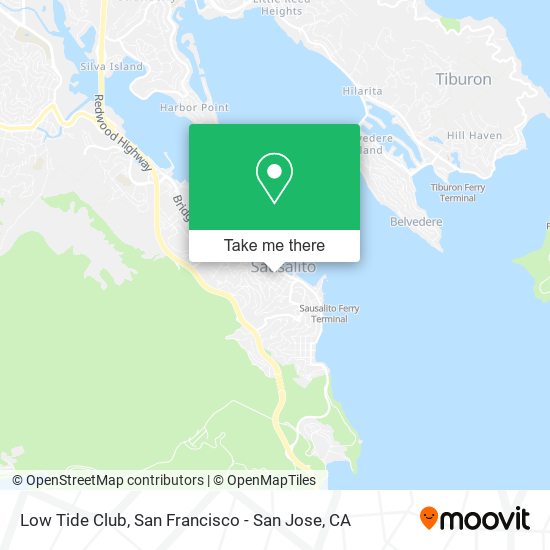 Low Tide Club map