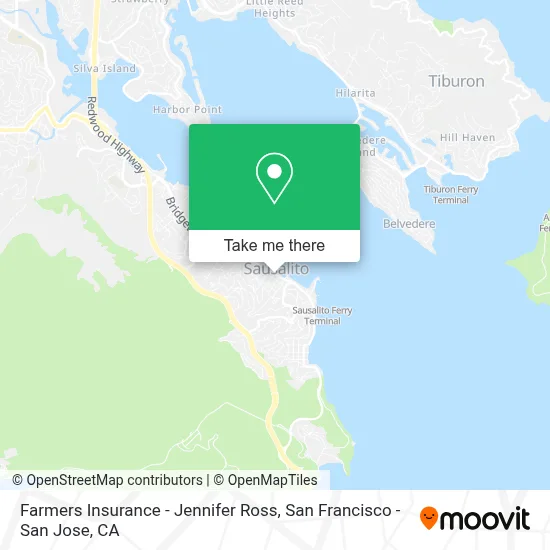 Farmers Insurance - Jennifer Ross map