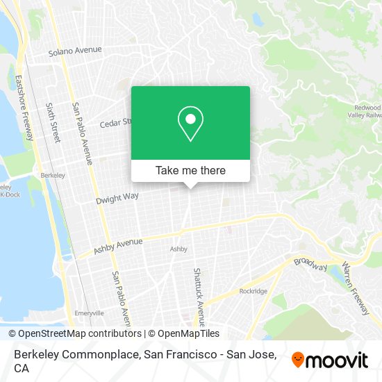 Mapa de Berkeley Commonplace