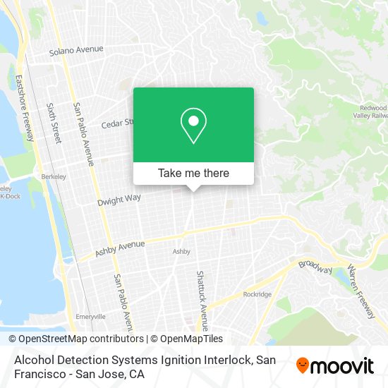 Mapa de Alcohol Detection Systems Ignition Interlock