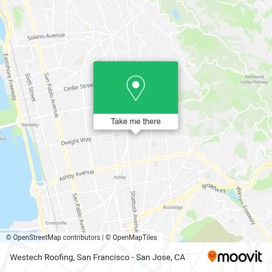 Westech Roofing map