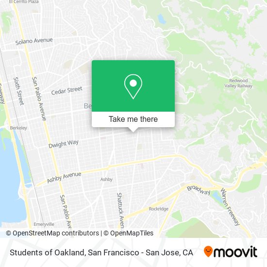 Students of Oakland map