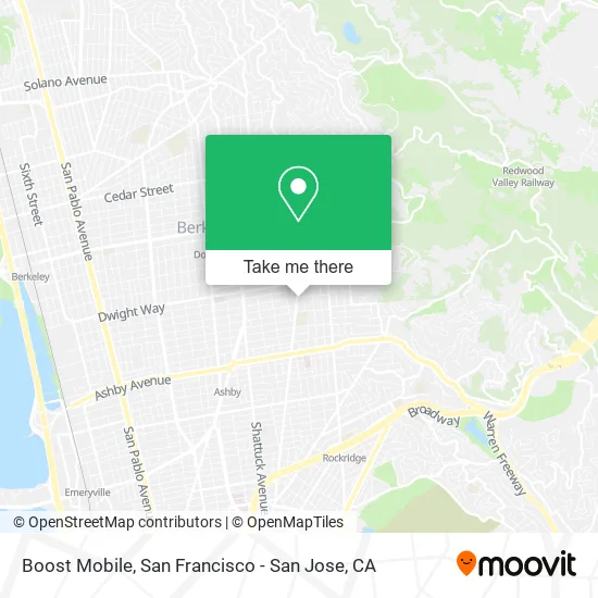 Boost Mobile map