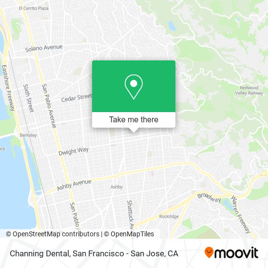 Channing Dental map