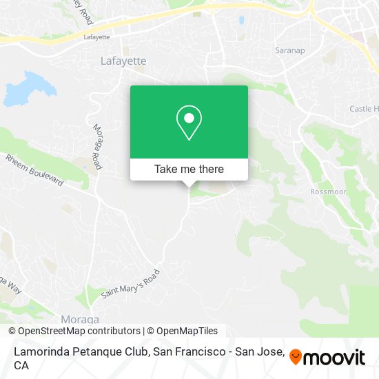 Lamorinda Petanque Club map