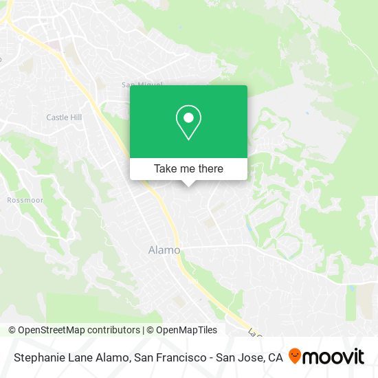 Mapa de Stephanie Lane Alamo