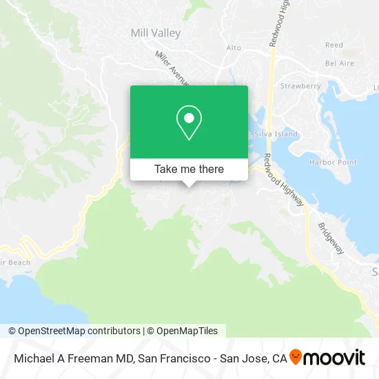 Michael A Freeman MD map