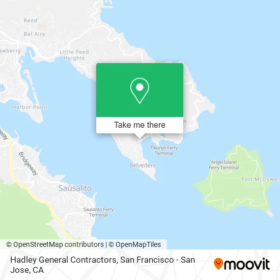 Mapa de Hadley General Contractors
