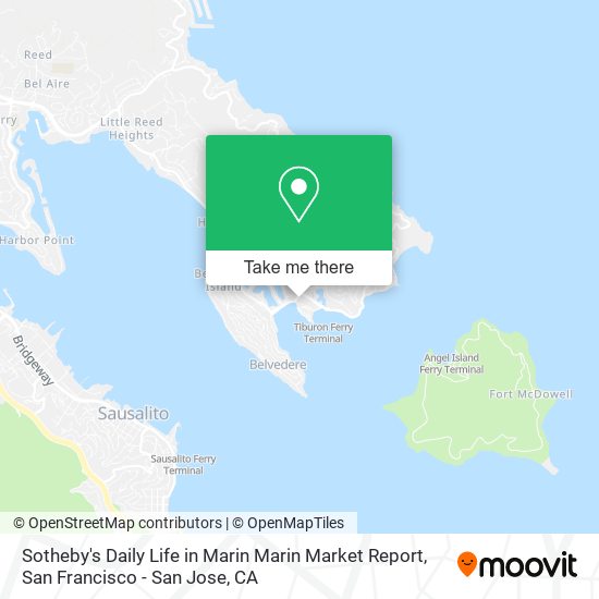 Sotheby's Daily Life in Marin Marin Market Report map