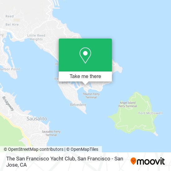The San Francisco Yacht Club map