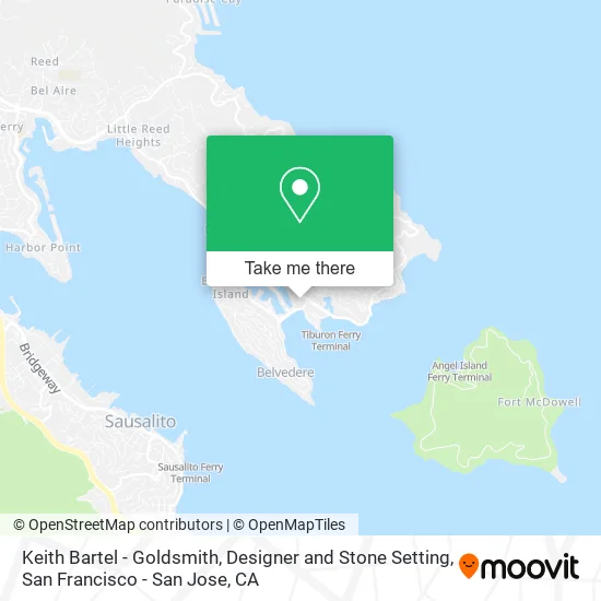 Keith Bartel - Goldsmith, Designer and Stone Setting map