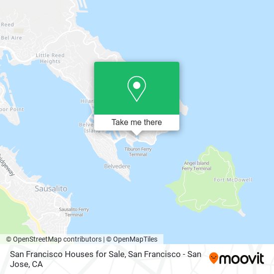 San Francisco Houses for Sale map