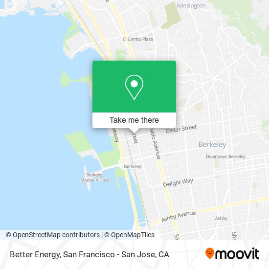 Mapa de Better Energy