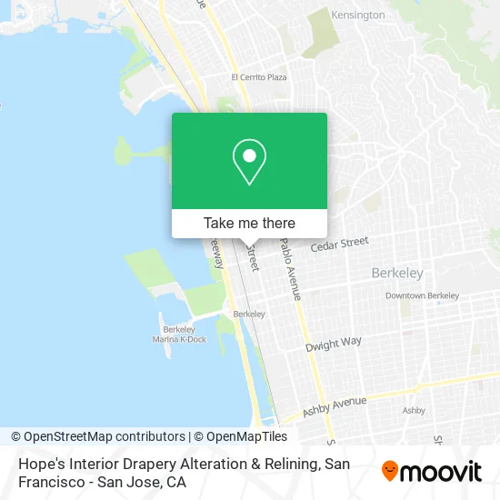 Hope's Interior Drapery Alteration & Relining map